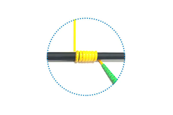 Ultra-high bending performance can  meet the requirements of corner  bending, improve the utilization of  cable, and ensure the normal and  stable operation of communication.