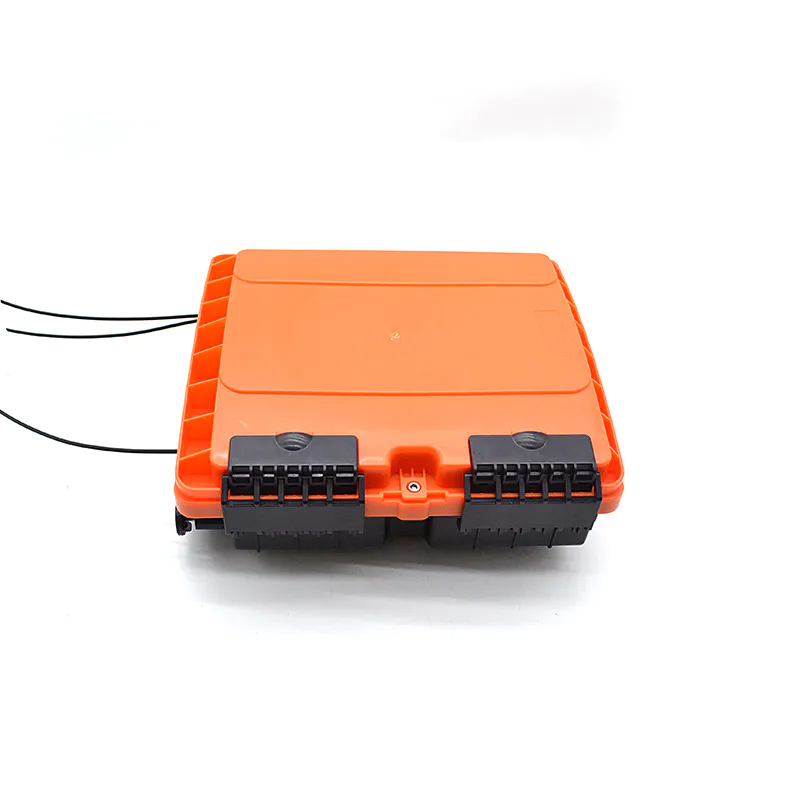 FTTH Aerial Outdoor 16 Core Ditribution Fiber Box Black Orange Blue Cover