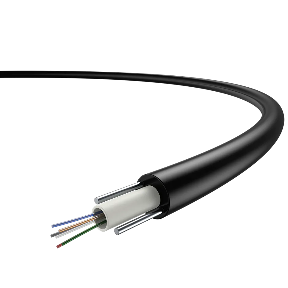 FTTx Outdoor Fiber Optic Cable Non-Armored Uni-Tube Single Jacket Fiber Optic Cable - GYXY