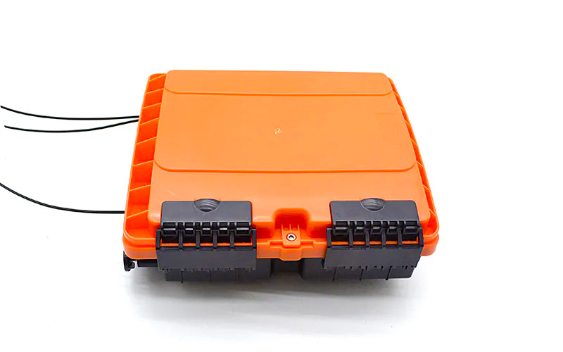 FTTH Aerial Outdoor 16 Core Ditribution Fiber Box Black Orange Blue Cover