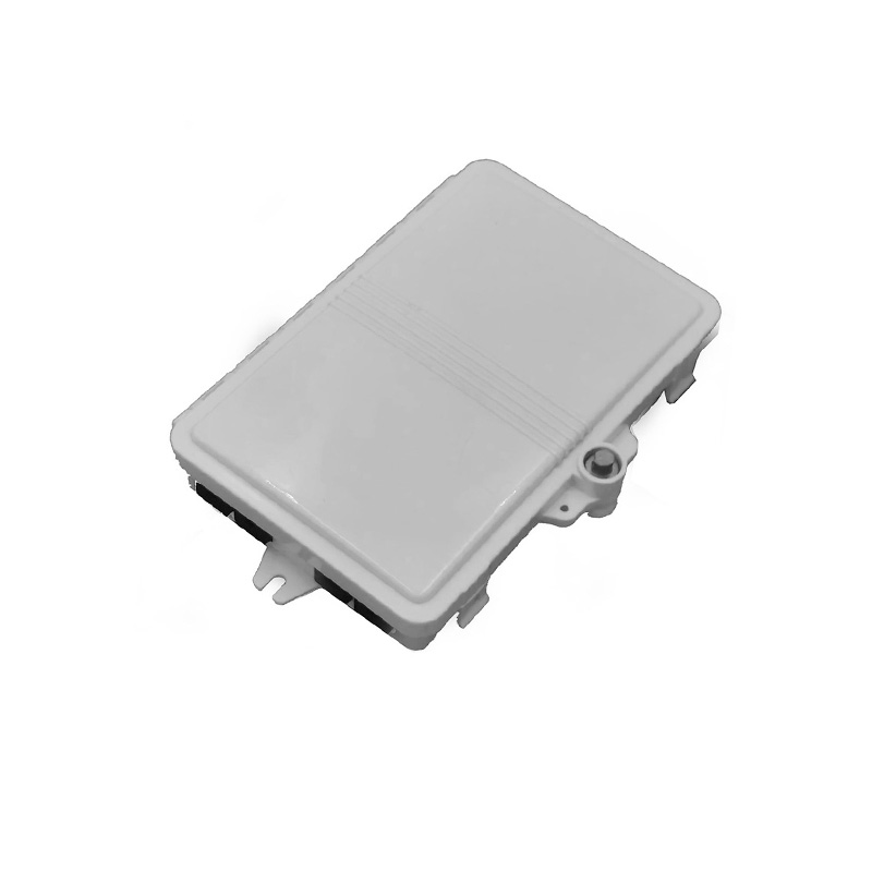 IP55 White Grey Black ABS PC Fiber Optic Distribution Box For Wall Mounted Pole Installation