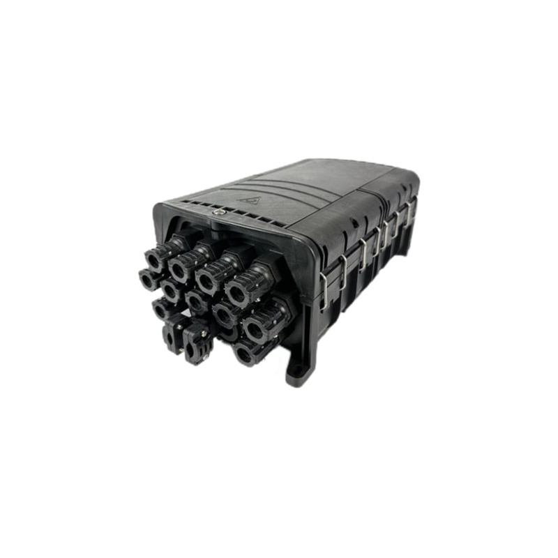 Black PP Material 192/288 Port Black Optical Cable Splice Box  FTTH Distribution Box(288 core)