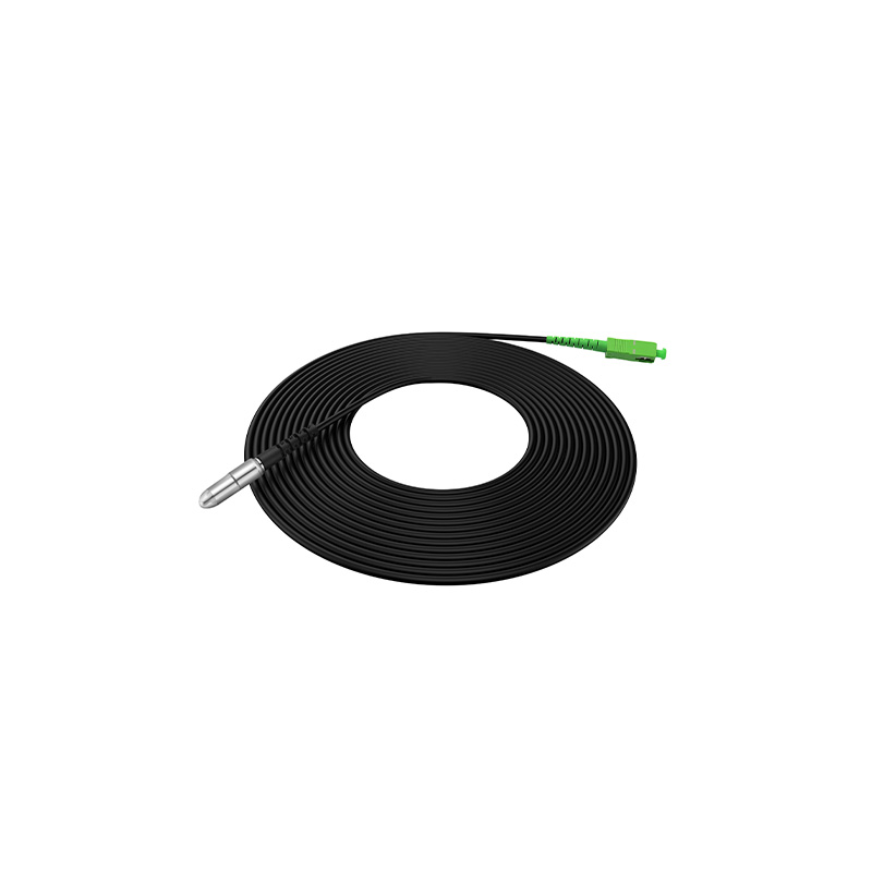 Black 3.0mm SC APC Patch Cord Through Wall Signal Transmission