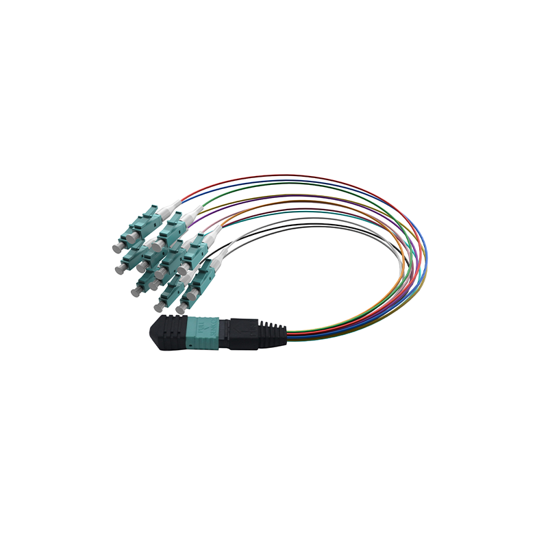 MTP to LC Fan-out Patch Cord 0.9mm Diameter, 12 fiber