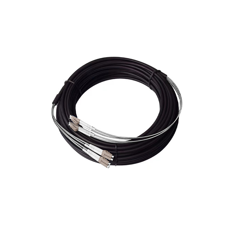 Duplex LC OM2 Multimode Fiber Optic Cable 7.0mm Branch Patch Cord