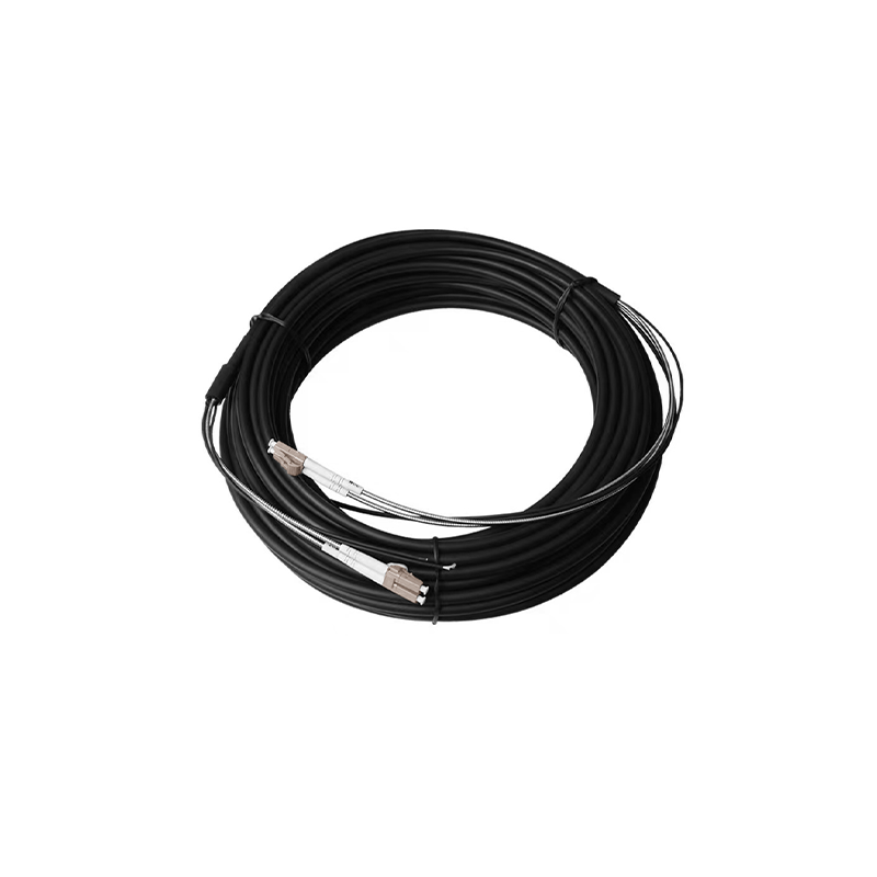 Outdoor Armored Cable BBU RRU Duplex LC Cable SM MM FTTH Fiber Optical Patch Cord